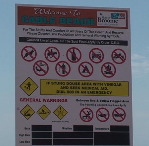 Australien Broome Was ist erlaubt                       